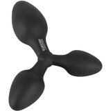 Black Črni Žamet - trojni analni čep (črn) | Shoptok.si