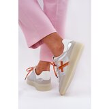 Boto Low Women's Sports Shoes Silver Zelevelis | Shoptok.si
