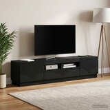  LED TV kabinet HOORN 3 kom. Crna Konstruirano drvo 81 x 35 x 40 cm | shoptok.hr