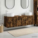  Set ormarića za kupaonicu 3 kom. Dimljeni hrast Smeđa 49,5 x 44,5 x 66 cm Cene