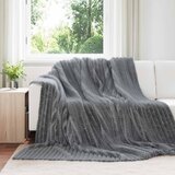  Pokrivači za bacanje 6 pcs Tamno siva 270 x 240 cm Runo | shoptok.hr