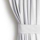 AmeliaHome Curtain VELVET color white style classic silver eyelets type of material - textiles velvet 140x245 | shoptok.hr