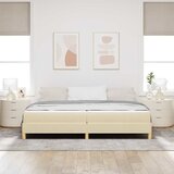  s opruga kutije s madracem Krema 200 x 200 cm tkanina | shoptok.hr