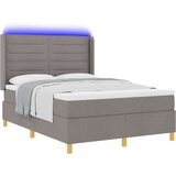 Box spring krevet Sivo-smeđa 140 x 200 cm tkanina | shoptok.hr