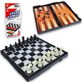 Magic Toys Plastična šahovnica 3 v 1 s figuricami za šah in ploščicami za damo | Shoptok.si