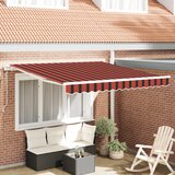vidaXL Automatska uvlačna tenda narančaste i smeđe boje 300x250 cm Cijene