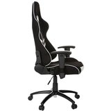 MID.YOU Gaming Stol League Pro I, Črna, Bela | Shoptok.si