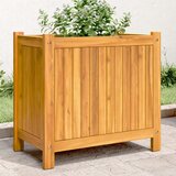 Maison Chic Vrtno cvetlično korito - Cvetlični Lonec s podlogo 54x31x50 cm trden akacijev les, (21789245) | Shoptok.si