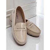 Resti Beige Kallista Women's Loafers - Premium Suede Ecological Leather | Shoptok.si
