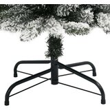 vidaXL Umjetno usko božićno drvce sa snijegom 150 cm PVC i PE | shoptok.hr