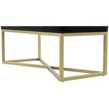 Kayoom KLOP BREZ NASLONA, kovina, umetna masa, tekstil, leseni material črna, zlate barve | Shoptok.si