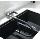 ELITE EDITION Poklopna kuhinjska armatura KW1202 - idealna rešitev za montažo pred oknom — Gunmetal siva | Shoptok.si