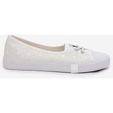Lee Cooper Ladies Sneakers With Embroidery White | Shoptok.si