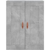 vidaXL Visoka komoda betonsko siva 69,5x34x180 cm inženirski les | Shoptok.si