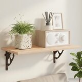  Nosači za zidne police 12 kom. Antikna smeđa 10 x 10 x 3 cm | shoptok.hr