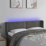  Uzglavlje tamnosivo 147x16x78/88 cm baršunasto Cijene