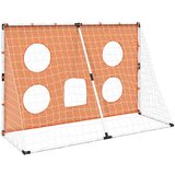  Dječji nogometni gol s podlogom za metu i loptom 182x62x118 cm | Eponuda.com