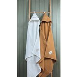 Malomi Kids Bela otroška brisača s kapuco iz muslina 85x85 cm Muslin – | Shoptok.si