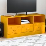 vidaXL TV omarica gorčično rumena 99x39x44 cm jeklo Cene