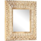vidaXL Ručno izrezbareno ogledalo 50 x 50 x 2 6 cm masivno drvo manga | shoptok.hr