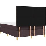  Krevet s opruga kutije Tamno smeđa 200 x 140 cm tkanina | shoptok.hr