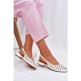 Boto Embellished Ballet Flats On A Flat Heel White Nilarisela | Shoptok.si