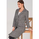 Dewberry Z6720 LADY COAT-WHITE-BLACK Cijene