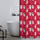 Catherine Lansfield Tuš zavjesa 180x180 cm Santa Spec-Tacular – | shoptok.hr