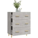  Komoda betonsko siva 70x34x90 cm konstruiran les, (20654504) | Shoptok.si