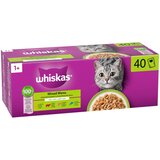 Whiskas 1+ adult vrećice 40 x 85 g - Mješoviti meni u želeu (4 vrste) Cijene