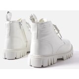 Big Star White lacquered ankle boots | Shoptok.si