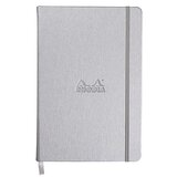  Notes A5, Rhodia Webnotebook, tvrde korice, diktando crte, silver Slike