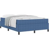  Okvir za krevet s madracem Plava 160 x 200 cm tkanina | shoptok.hr