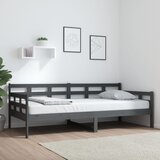 vidaXL Dnevna postelja siva trdna borovina 90x200 cm Cene