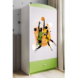  Dječji ormar - KOŠARKA - zeleni | shoptok.hr