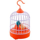 Battery Operated Bird Cage Lights Sounds Orange | shoptok.hr
