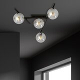  Plafonsko svetlo SMART 4xE14/10W/230V crna/siva | Eponuda.com