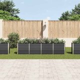  Povišena vrtna gredica 320x40x77 cm pocinčani čelik antracit | shoptok.hr