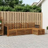  Set vanjskih sofa 5 kom. Prirodna | shoptok.hr