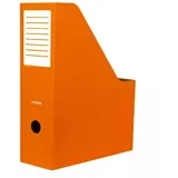Nebulo: zložljivo kartonsko držalo za dokumente, 80 mm, oranžno