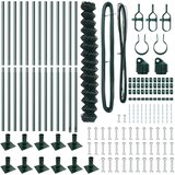  Zavareno žičano ogradno mreža s betonskom podlogom 25 x 1,4 m | shoptok.hr