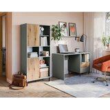 Modern Living Pisalna Miza Pozzi, Zelena, Barva Hrasta | Shoptok.si