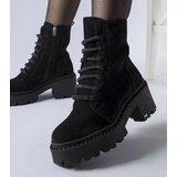 Gemre Black insulated heeled boots Karino | shoptok.hr