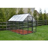 x Rastlinjak Palram Hybrid (185 x 310 x 208 cm, črn) | Shoptok.si
