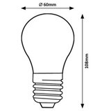 Rabalux LED žarulja E27 8 W 1050 lm 2700 K A60 filament | shoptok.hr