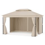 Blumfeldt Gazebo Mondo Dual 3x4 z dvojno streho in mrežo proti žuželkam | Shoptok.si
