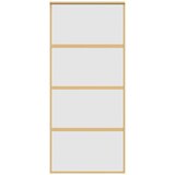  Klizna vrata zlatna 90 x 205 cm matirano staklo ESG i aluminij | Eponuda.com