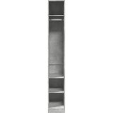 Ormar siva boja betona 30 x 50 x 200 cm od konstruiranog drva | shoptok.hr