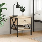 vidaXL Nočna mizica sonoma hrast 40x42x45 cm inženirski les Cene