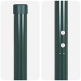  Stup za ogradu 2 pcs Zelena Čelik s praškastim premazom | shoptok.hr